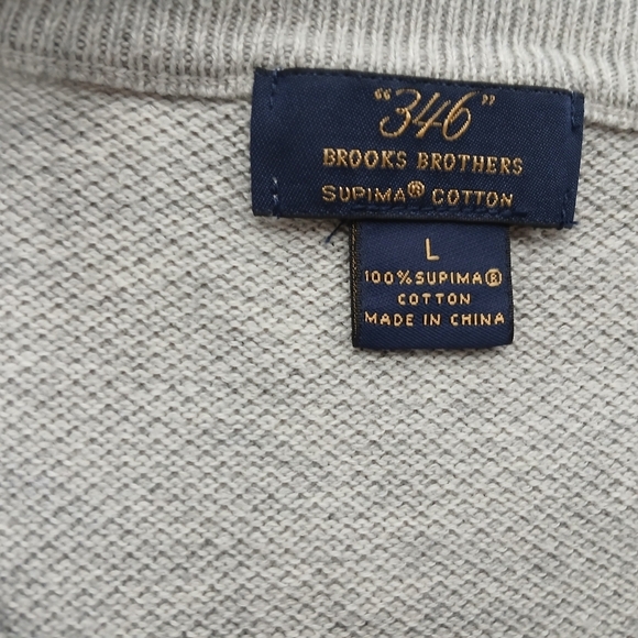 Brooks Brother 100% Cotton Knit Men's Vest. Size L - Picture 4 of 7